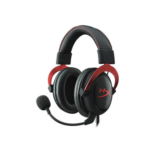 HyperX Cloud II - Micro-casque - circum-aural - filaire - rouge