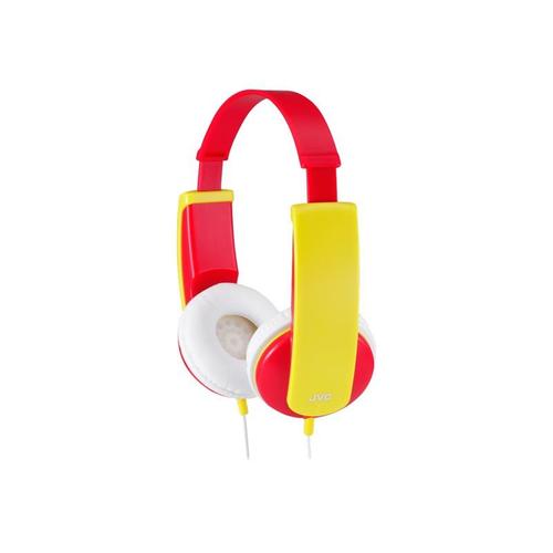 JVC TINYPHONES HA-KD5 - Écouteurs - circum-aural - filaire - jack 3,5mm - rouge