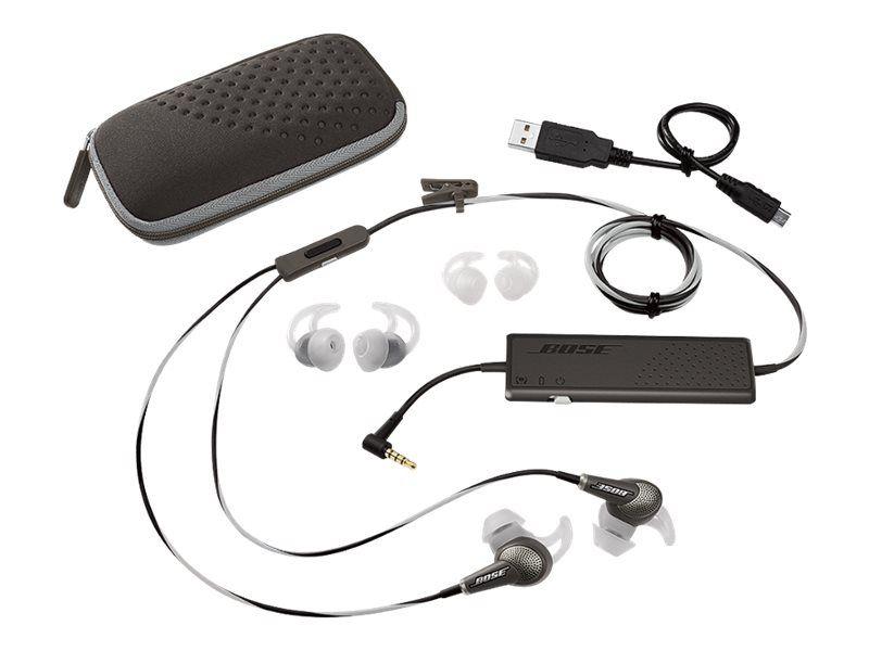 Bose QuietComfort - Écouteurs sans fil avec micro - intra-auriculaire -  Bluetooth - Suppresseur de bruit actif - isolation acoustique - noir triple