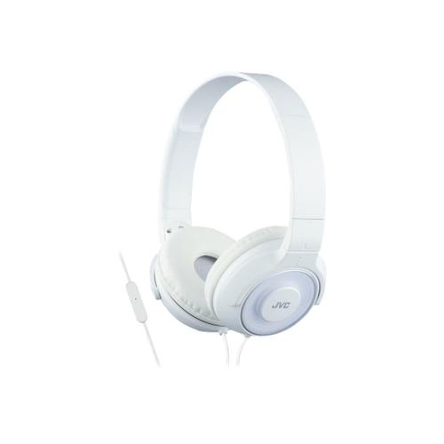 JVC HA-SR225 - Écouteurs avec micro - sur-oreille - filaire - jack 3,5mm - blanc