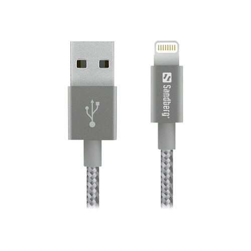 Sandberg Excellence - Câble Lightning - Lightning mâle pour USB mâle - 1 m - gris