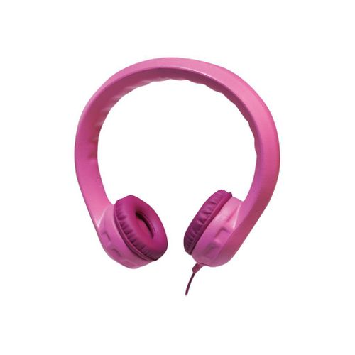 LogiLink HS0046 - Écouteurs - circum-aural - filaire - jack 3,5mm - rose