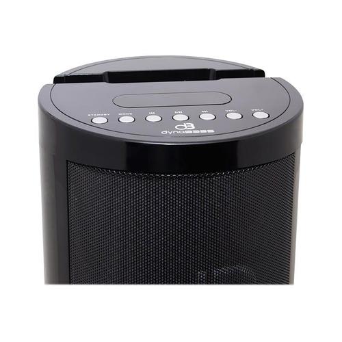 TOUR D'ENCEINTE BLUETOOTH DYNABASS AVEC JEU DE LUMIÈRE À LED LUMIO