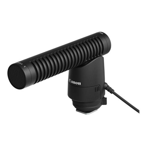 Canon DM-E1 - Microphone - pour EOS 250, 850, 90, Kiss M2, Kiss X10, Kiss X9, M50, R3, R5, R6, Rebel SL3, Rebel T8i, RP