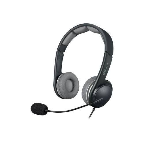 SPEEDLINK SONID - Micro-casque - sur-oreille - filaire - USB - gris, noir