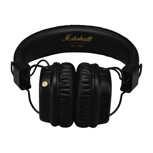 Marshall MAJOR II - Écouteurs avec micro - sur-oreille - Bluetooth - sans fil - noir