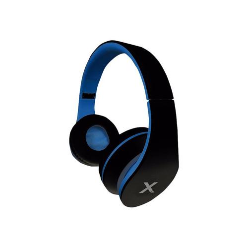 approx DJ Jazz - Écouteurs - sur-oreille - filaire - jack 3,5mm - noir, bleu
