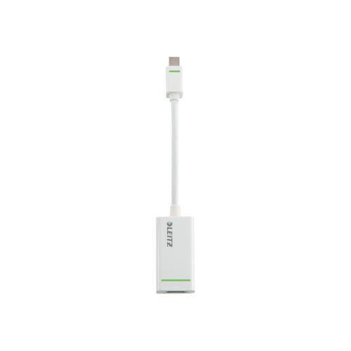 Leitz - Adaptateur vidéo - Mini DisplayPort mâle pour HDMI femelle - 18.4 cm - blanc