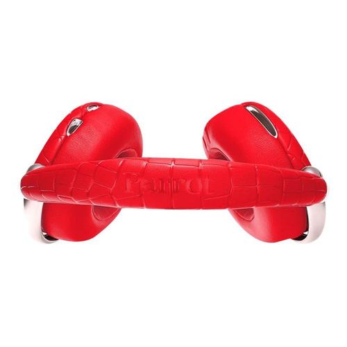 Parrot Zik 3 - Écouteurs avec micro - circum-aural - Bluetooth - sans fil - NFC* - Suppresseur de bruit actif - croc rouge
