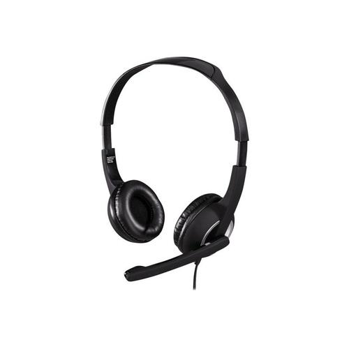 Hama "HS-P150" - Micro-casque - sur-oreille - filaire - noir, argent