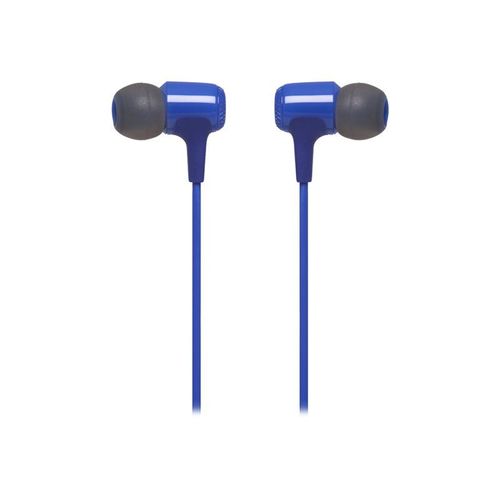 JBL E15 - Écouteurs avec micro - intra-auriculaire - filaire - jack 3,5mm - bleu