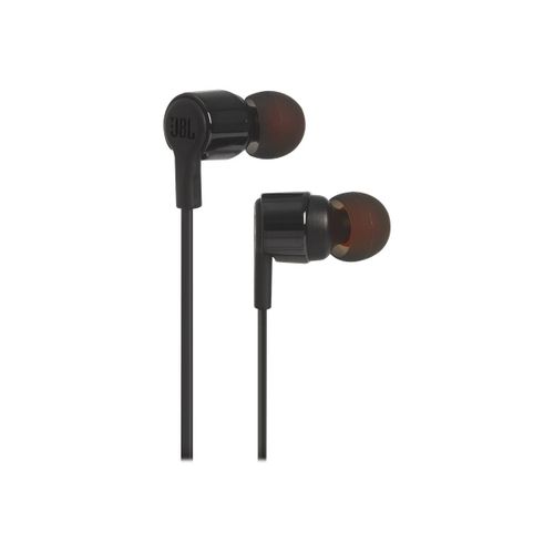 JBL T210 - Écouteurs avec micro - intra-auriculaire - filaire - jack 3,5mm - noir