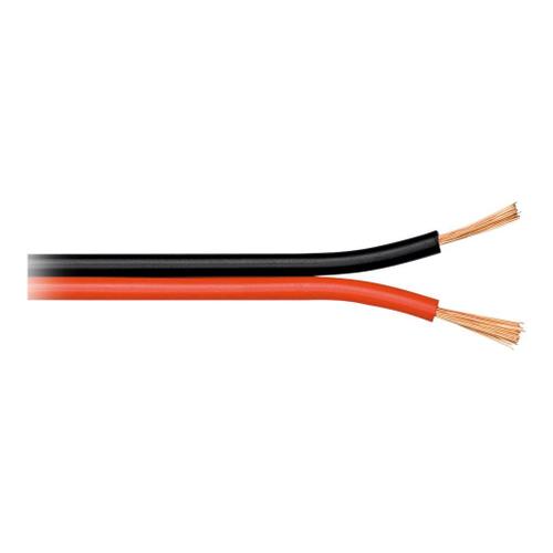 goobay - Câble pour haut-parleur en vrac - 1.5 mm² - 50 m - rouge/noir