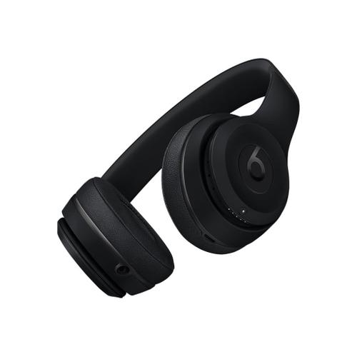 Beats Solo3 - Écouteurs avec micro - sur-oreille - Bluetooth - sans fil - noir