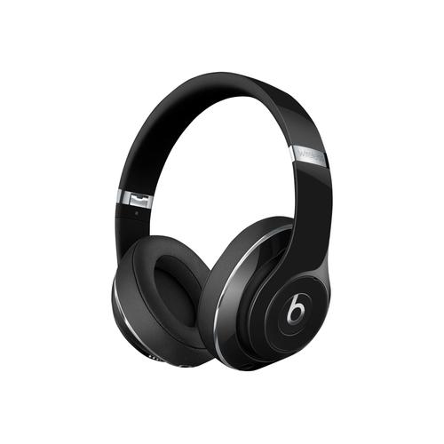 Beats Studio Wireless - Écouteurs avec micro - circum-aural - Bluetooth - sans fil - Suppresseur de bruit actif - noir brillant