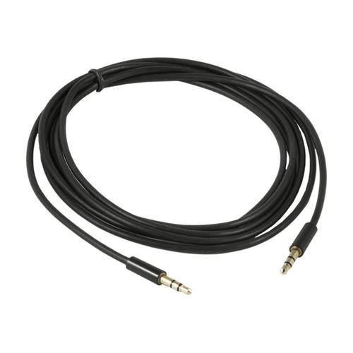 SilverHT - Câble audio - mini-phone stereo 3.5 mm mâle pour mini-phone stereo 3.5 mm mâle - 2 m - coaxial - noir