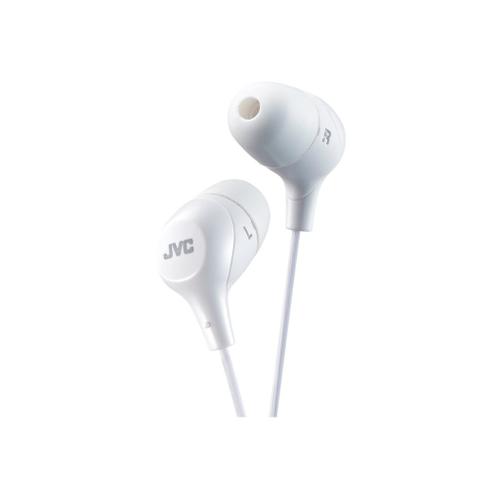 JVC HA-FX38-E Marshmallow - Écouteurs - intra-auriculaire - filaire - blanc