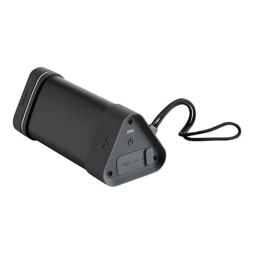 Hercules Wireless Audio Experience Outdoor 04Plus FM - Enceinte sans fil Bluetooth - Noir