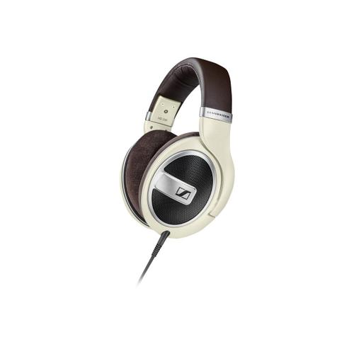Sennheiser HD 599 - HD 5 - écouteurs - circum-aural - filaire - jack 3,5mm, jack 6,35 mm - brun, ivoire, métallique mat