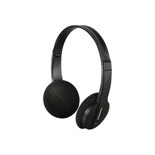 Thomson WHP-6005BT - Écouteurs avec micro - sur-oreille - Bluetooth - sans fil - noir
