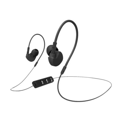 Hama "Run BT" Clip-On Sports Earphones - Micro-casque - intra-auriculaire - montage sur l'oreille - Bluetooth - sans fil - noir