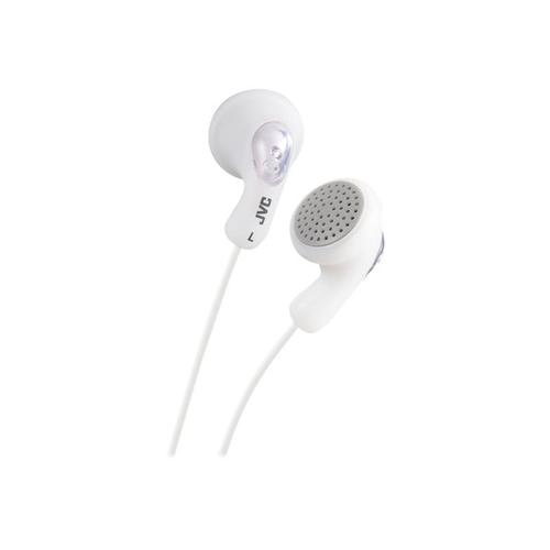 JVC HA-F14 Gumy phones - Écouteurs - embout auriculaire - filaire - jack 3,5mm - blanc