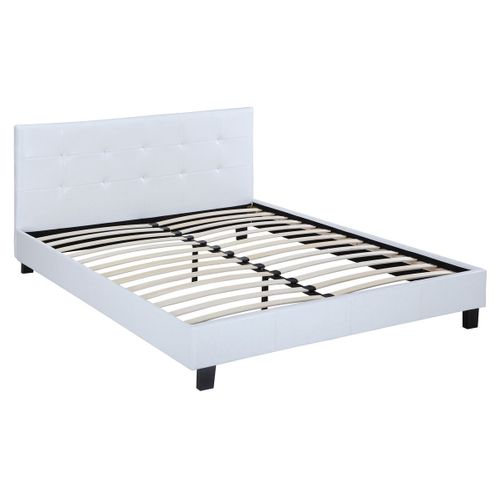 Lit Julia - 140 X 190 Cm - Blanc