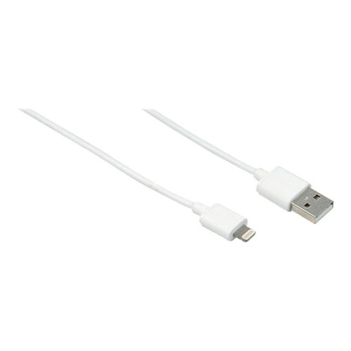 Hama - Câble Lightning - Lightning mâle pour USB mâle - 1 m - blanc