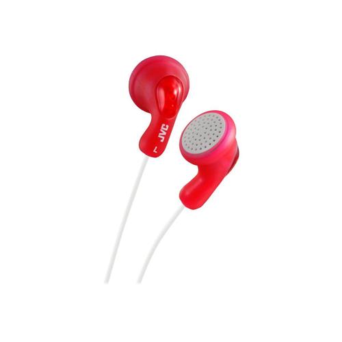 JVC HA-F14 Gumy phones - Écouteurs - embout auriculaire - filaire - jack 3,5mm - rouge