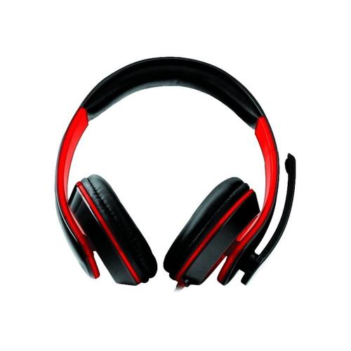 Esperanza EGH300 - Micro-casque - circum-aural - filaire - jack 3,5mm - isolation acoustique - rouge