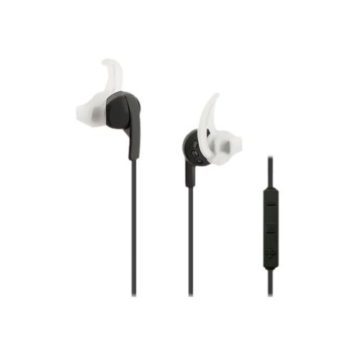 Qoltec 50820 - Écouteurs avec micro - intra-auriculaire - Bluetooth - sans fil - noir