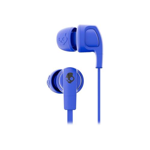 Skullcandy Smokin Buds 2 - Écouteurs avec micro - intra-auriculaire - filaire - jack 3,5mm - isolation acoustique - bleu rue