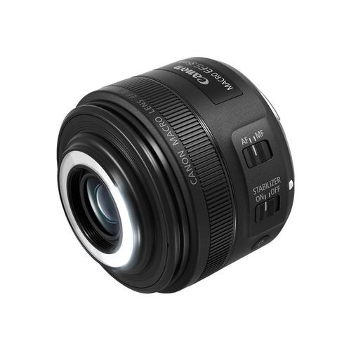 Macro-objectif Canon EF-S - Fonction Macro - 35 mm - f/2.8 IS STM - Canon EF - pour EOS 100, 1200, 70, 700, 750, 760, 7D, 8000, Kiss X70, Kiss X8i, Rebel T6i, Rebel T6s