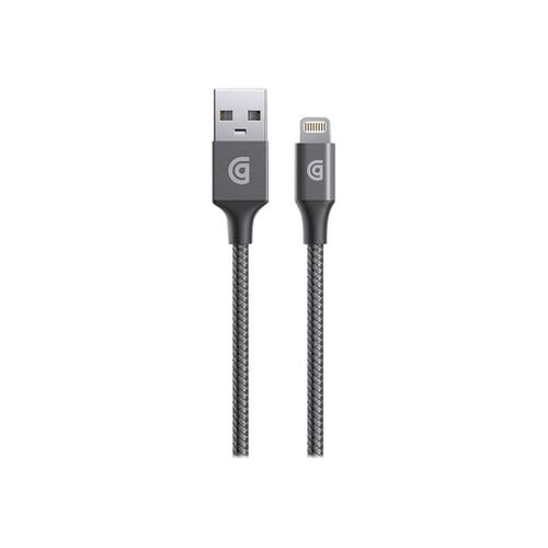 Griffin Premium - Câble Lightning - USB mâle pour Lightning mâle - 1.5 m - gris sidéral