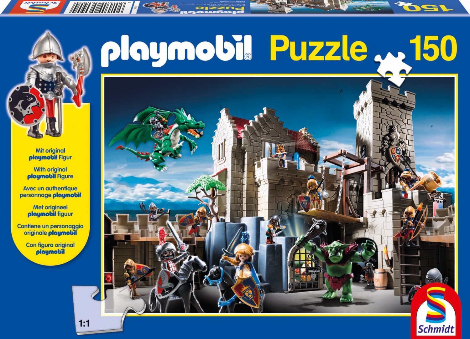 Puzzle Playmobil Lutte Pour Le Tr�sor Du Roi - 150 Pi�ces - 3