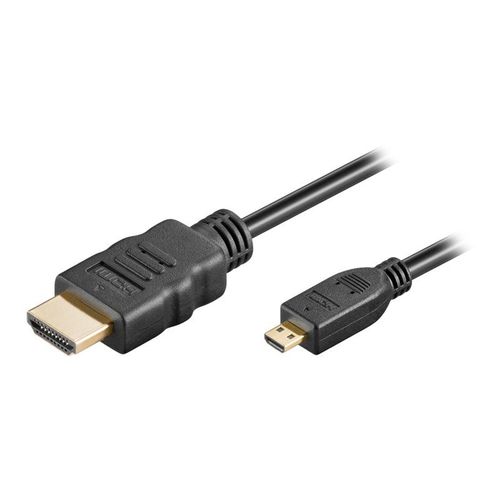 MicroConnect - Câble HDMI - HDMI mâle pour 19 pin micro HDMI Type D mâle - 1.5 m