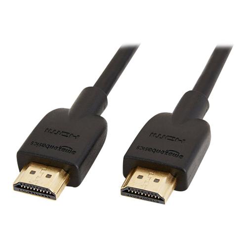 AmazonBasics - Câble HDMI avec Ethernet - HDMI mâle pour HDMI mâle - 91.4 cm - blindé - noir - support 4K