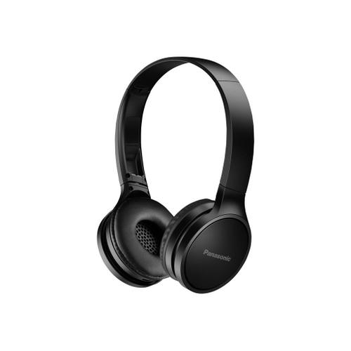 Panasonic RP-HF400B - Écouteurs avec micro - sur-oreille - Bluetooth - sans fil - noir