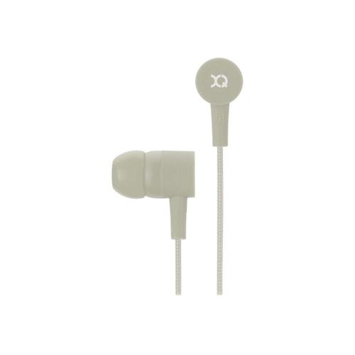 Xqisit IE20 - Écouteurs avec micro - intra-auriculaire - filaire - jack 3,5mm - sable