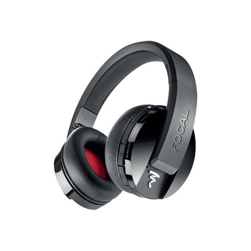 Focal Listen Wireless - Écouteurs avec micro - circum-aural - Bluetooth - sans fil - isolation acoustique - noir ultra brillant