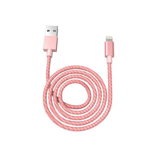 MUVIT - Câble Lightning - USB mâle pour Lightning mâle - 1 m - rose gold