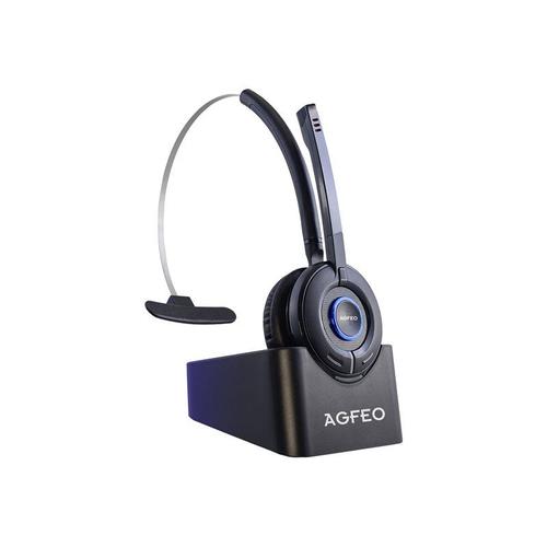 AGFEO DECT Headset IP - Micro-casque - sur-oreille - DECT - sans fil