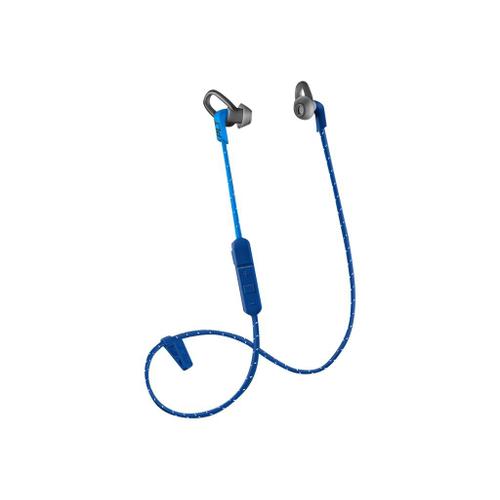 Poly - Plantronics Backbeat FIT 300 - 300 Series - écouteurs avec micro - intra-auriculaire - montage derrière le cou - Bluetooth - sans fil - bleu foncé