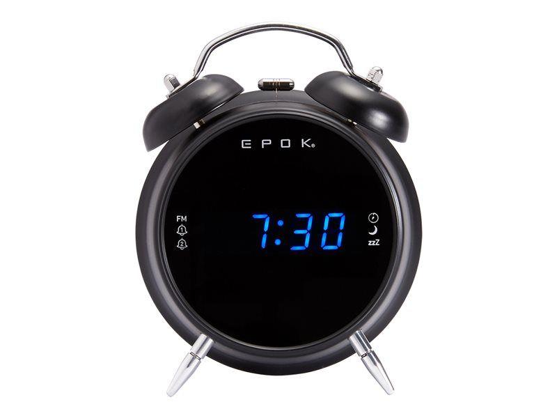 Radio réveil double alarme (noir) RR90EPOKN EPOK® BIGBEN