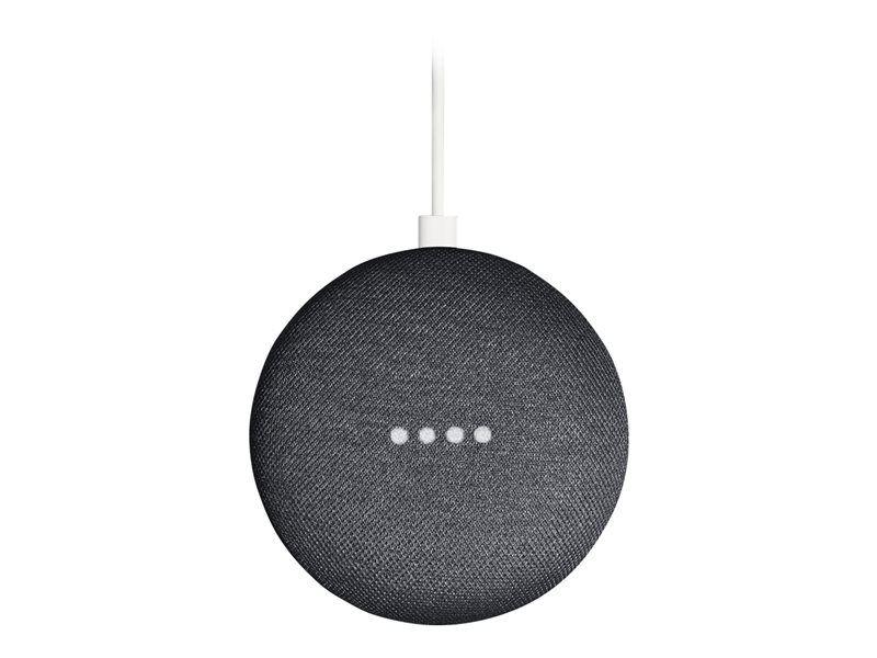 Enceinte intelligente Google Home - Haut-parleur intelligent - Wi-Fi -  blanc (couleur de la grille - tissu d'ardoise)