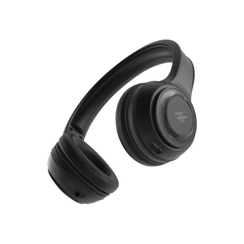 ifrogz Aurora Wireless - Écouteurs avec micro - sur-oreille - Bluetooth - sans fil - isolation acoustique - noir