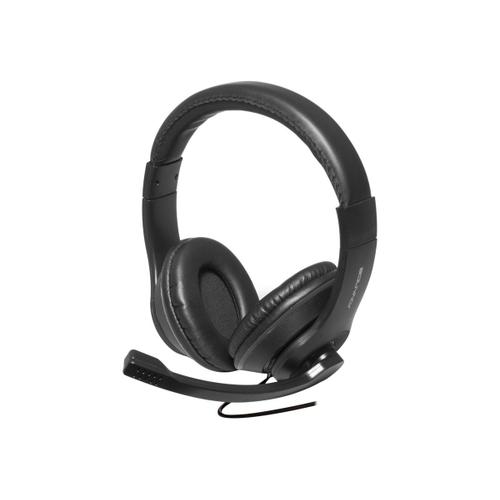 Suza Advance MIC-S799 Headphonics Pro - Micro-casque - circum-aural - filaire - jack 3,5mm - noir