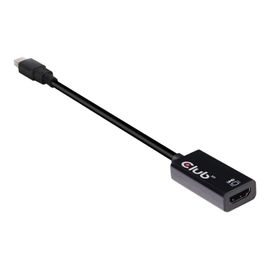 Club 3D - Adaptateur vidéo - Mini DisplayPort mâle pour HDMI femelle - 16.86 cm - support 4K