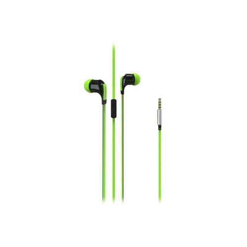 Vivanco TALK - Écouteurs avec micro - intra-auriculaire - filaire - jack 3,5mm - vert