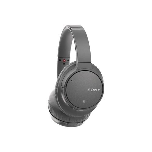 Sony WH-CH700N - Écouteurs avec micro - circum-aural - Bluetooth - sans fil - NFC* - Suppresseur de bruit actif - gris